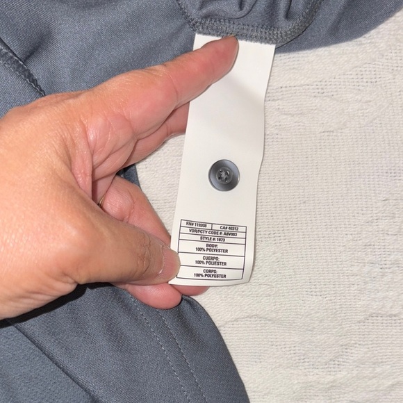 Adidas Men's Charcoal and White Polo Shirt - Picture 11 of 14